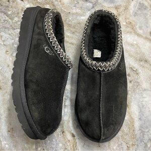 UGG Tasman Slippers Black Suede Men’s Size 11